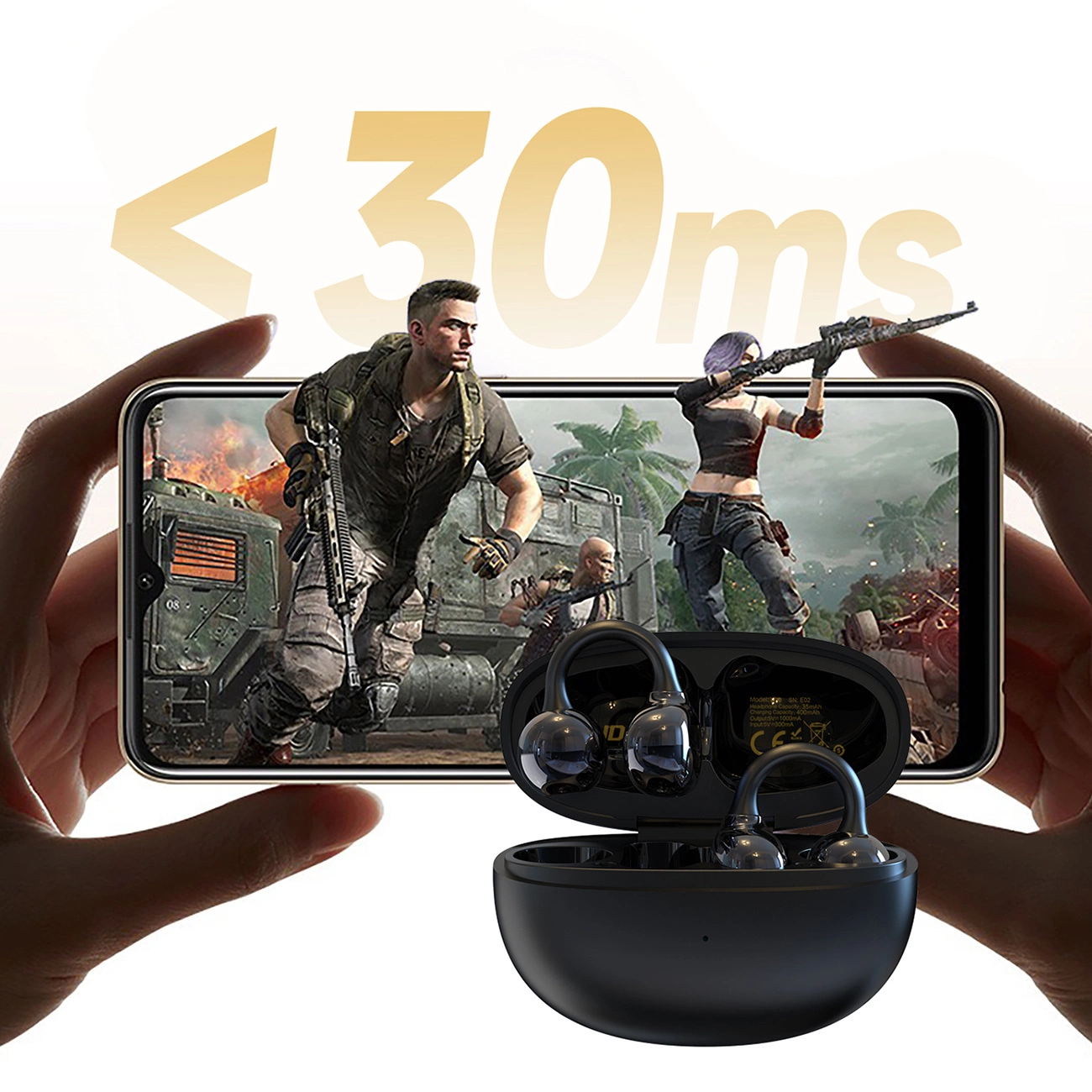 Słuchawki Bluetooth Dudao U20, TWS, Czarne