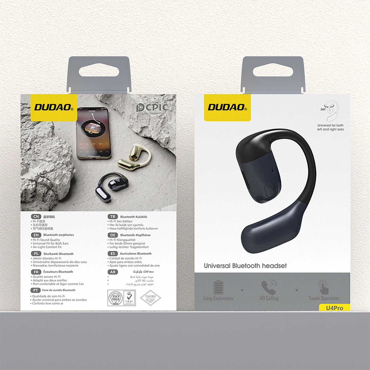 Handsfree Bluetooth Dudao U4Pro, A2DP, Czarny