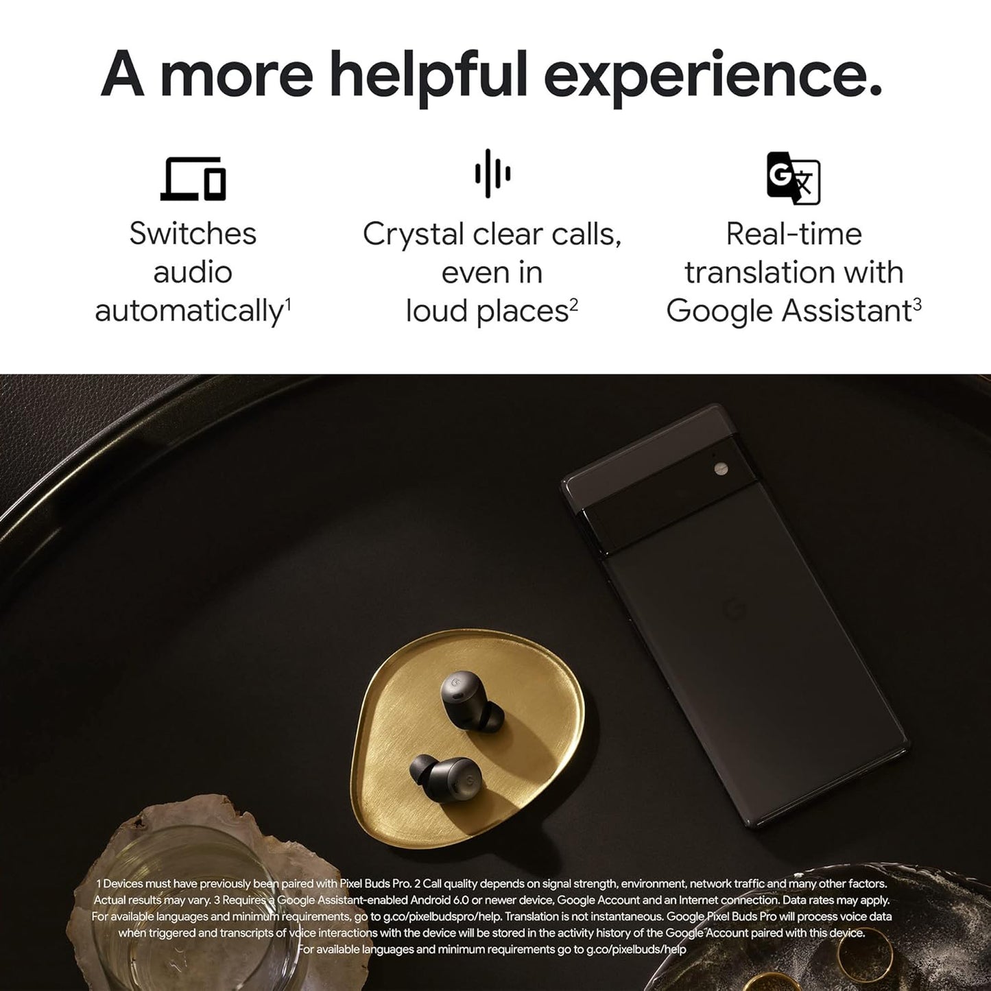 Handsfree Bluetooth Google Pixel Buds Pro, TWS, ANC, Pomarańczowy GA03202