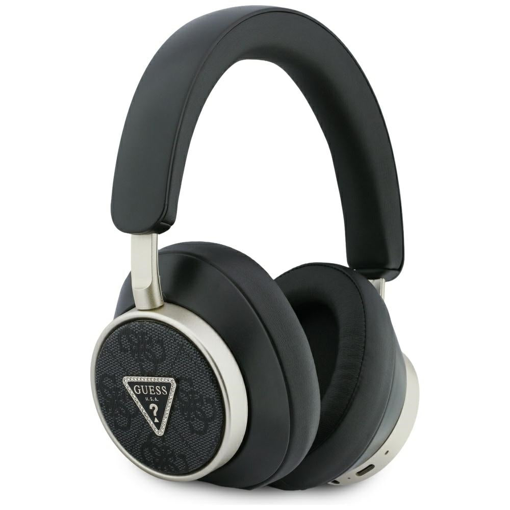 Handsfree Bluetooth Guess 4G Gold Triangle Logo, A2DP, Czarny