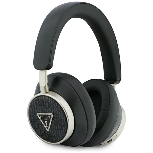 Handsfree Bluetooth Guess 4G Gold Triangle Logo, A2DP, Czarny