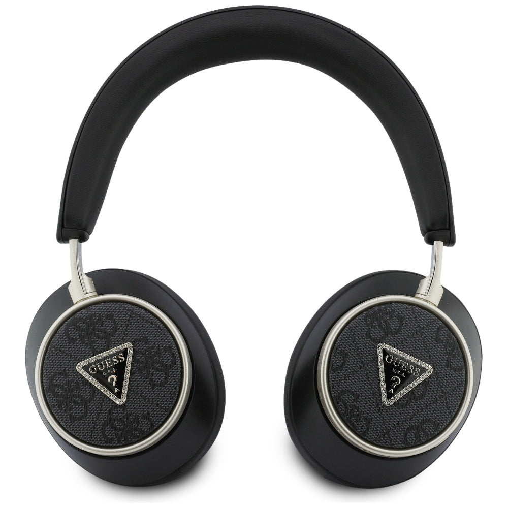 Handsfree Bluetooth Guess 4G Gold Triangle Logo, A2DP, Czarny