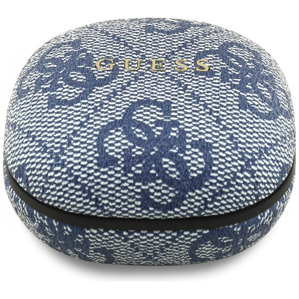 Handsfree Bluetooth Guess 4G Classic Metal Logo, TWS, Niebieski