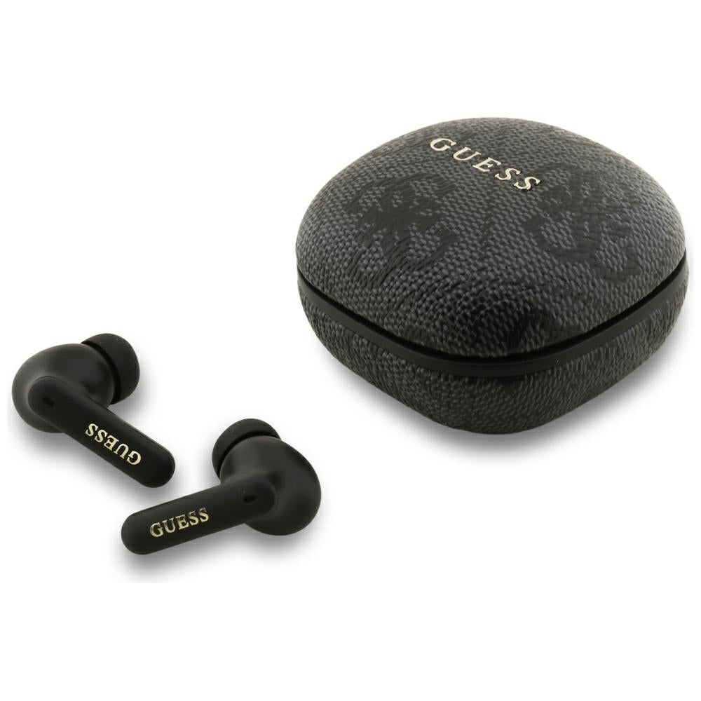 Handsfree Bluetooth Guess 4G Classic Metal Logo, TWS, Czarny