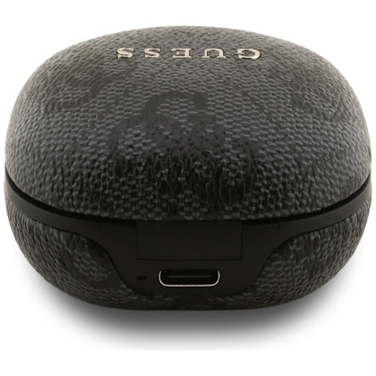 Handsfree Bluetooth Guess 4G Classic Metal Logo, TWS, Czarny