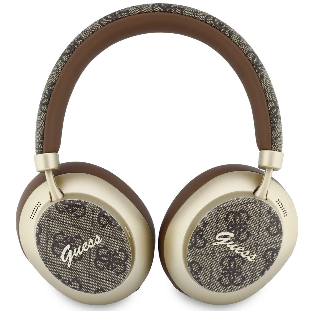 Handsfree Bluetooth Guess 4G Gold Script Metal, A2DP, Brązowy