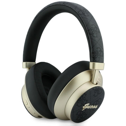 Handsfree Bluetooth Guess 4G Gold Script Metal, A2DP, Czarny
