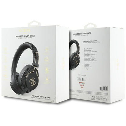 Handsfree Bluetooth Guess 4G Metal Logo, A2DP, Czarny