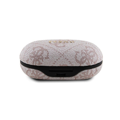 Bezprzewodowy zestaw słuchawkowy Bluetooth Guess 4G Metal, TWS, Różowy