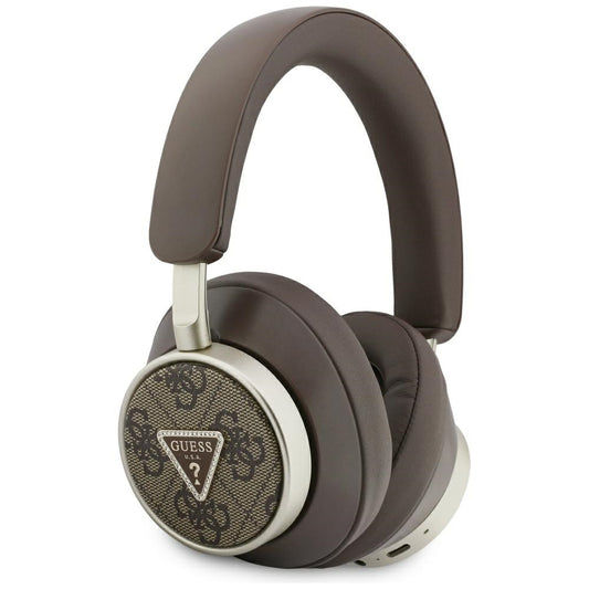 Handsfree Bluetooth Guess 4G Gold Triangle Logo, A2DP, Brązowy