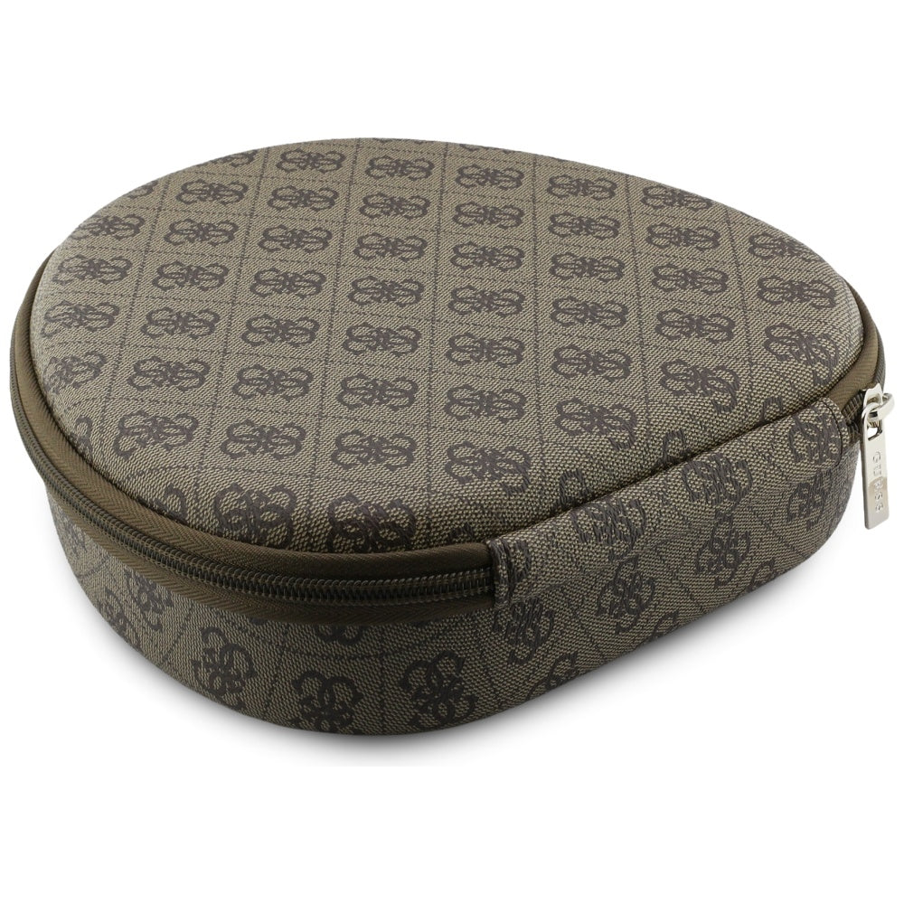 Handsfree Bluetooth Guess 4G Gold Triangle Logo, A2DP, Brązowy