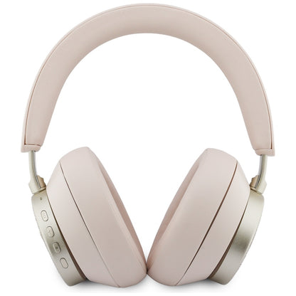 Bezprzewodowy zestaw słuchawkowy Bluetooth Guess 4G Gold Triangle Logo, A2DP, Różowy