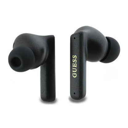 Handsfree Bluetooth Guess Capsule Printed Logo, TWS, ANC, Czarny