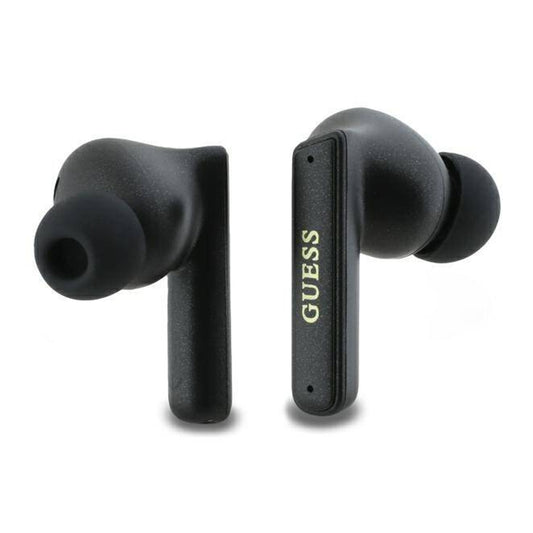 Handsfree Bluetooth Guess Capsule Printed Logo, TWS, ANC, Czarny