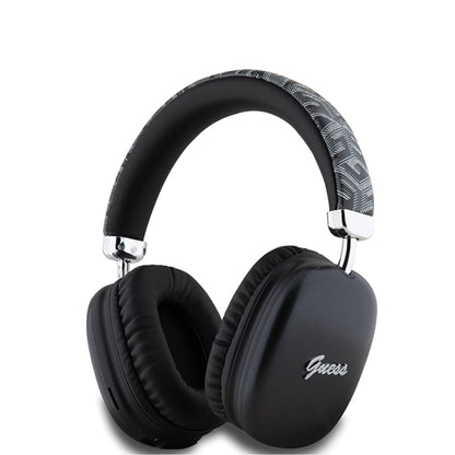 Handsfree Bluetooth Guess GCube Metallic Script Logo, A2DP, Czarny