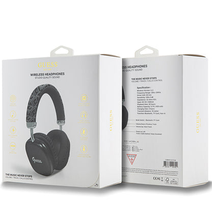Handsfree Bluetooth Guess GCube Metallic Script Logo, A2DP, Czarny