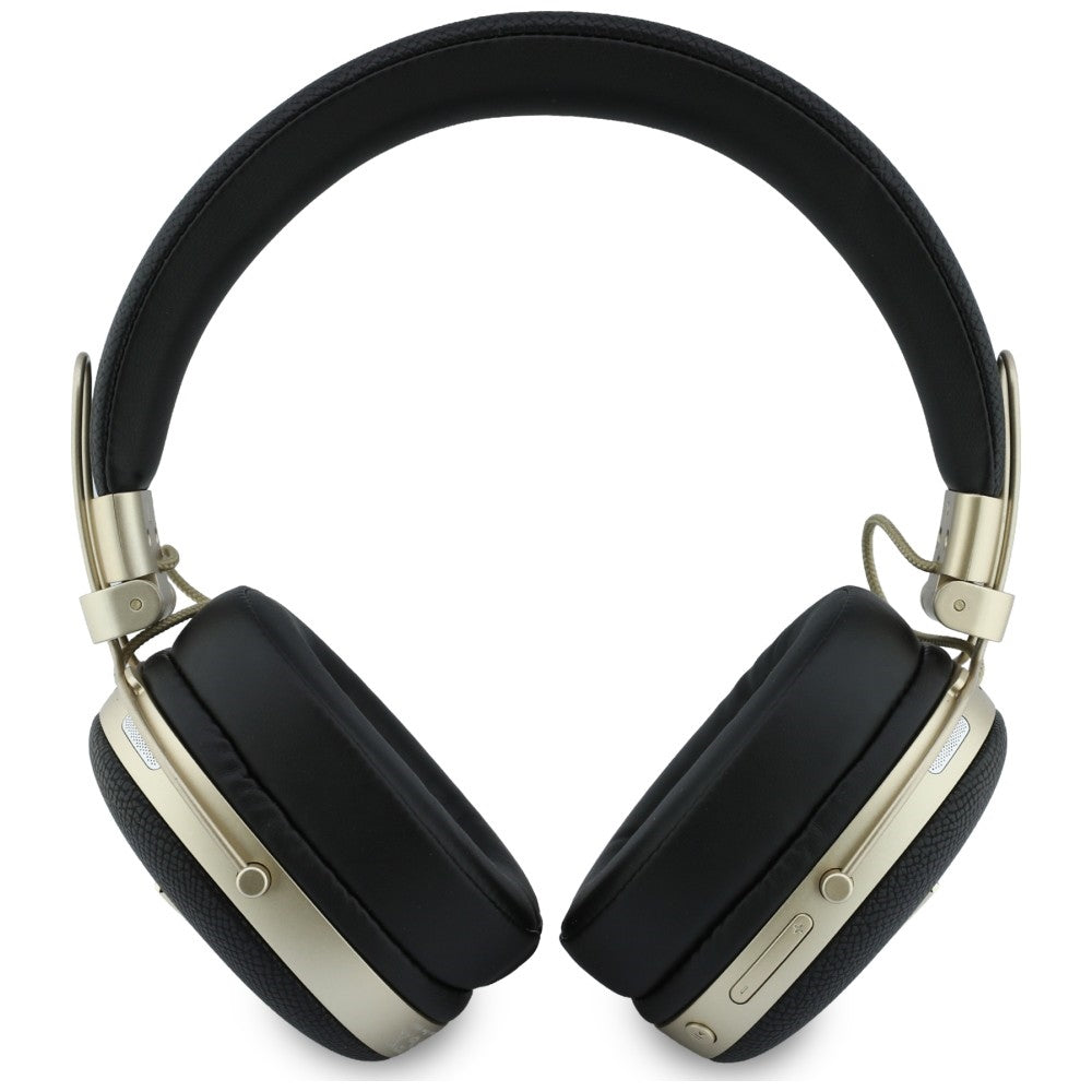 Handsfree Bluetooth Guess Logo Trójkąt Ziarnisty, A2DP, Czarny