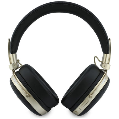 Handsfree Bluetooth Guess Logo Trójkąt Ziarnisty, A2DP, Czarny