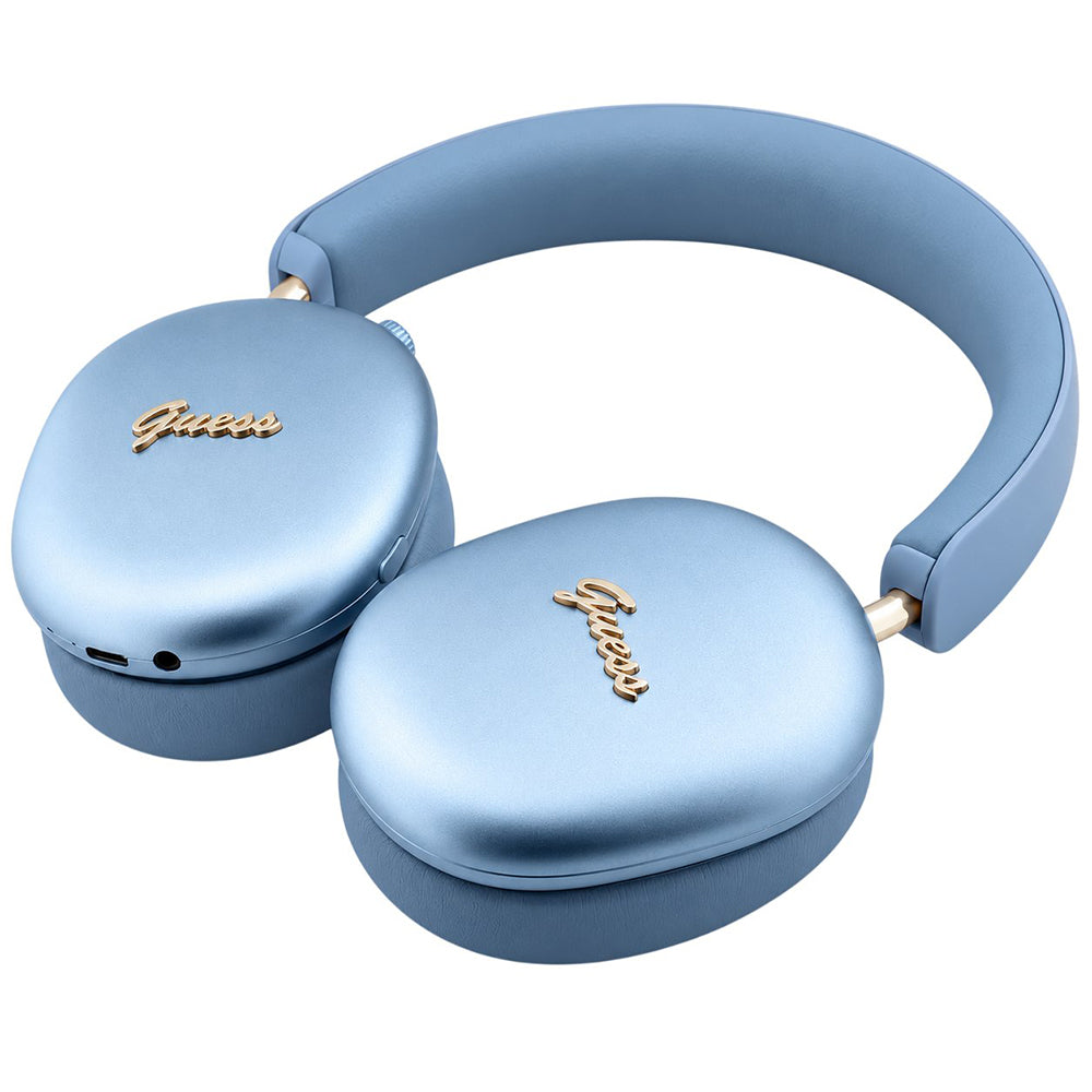 Guess Metal Script Logo Bluetooth Handsfree, A2DP, Blue
