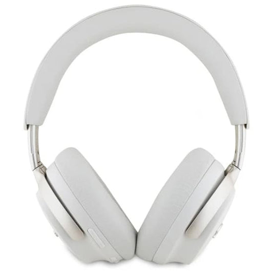 Handsfree Bluetooth Guess Metal Script Logo, A2DP, ANC, Beżowy