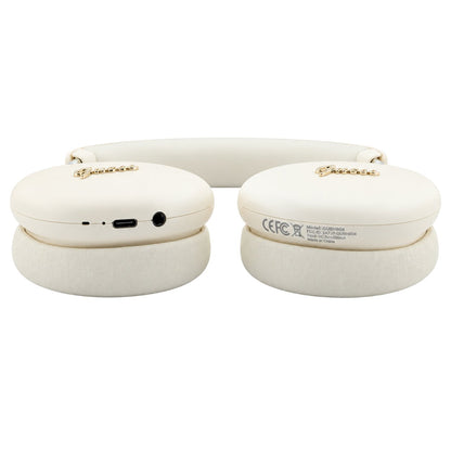 Guess Metal Script Logo Bluetooth Handsfree, A2DP, Beige