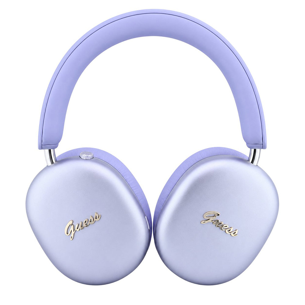Zestaw głośnomówiący Bluetooth Guess Metal Script Logo, A2DP, fioletowy