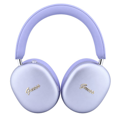 Zestaw głośnomówiący Bluetooth Guess Metal Script Logo, A2DP, fioletowy
