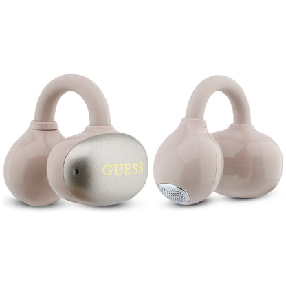 Handsfree Bluetooth Guess Metallic Finish Electroplated Parts Classic, TWS, Pink