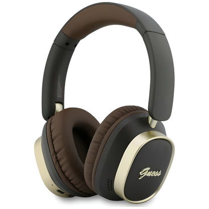 Handsfree Bluetooth Guess Rectangle Metal Script, A2DP, Brązowy