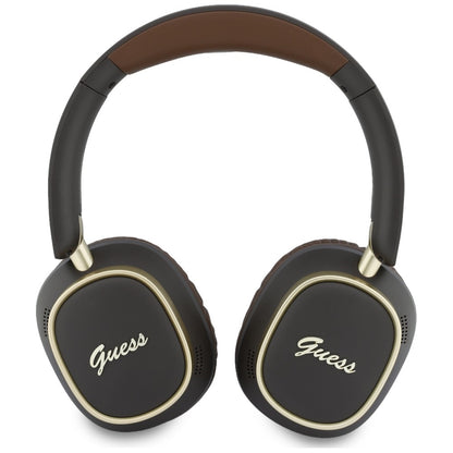 Handsfree Bluetooth Guess Rectangle Metal Script, A2DP, Brązowy