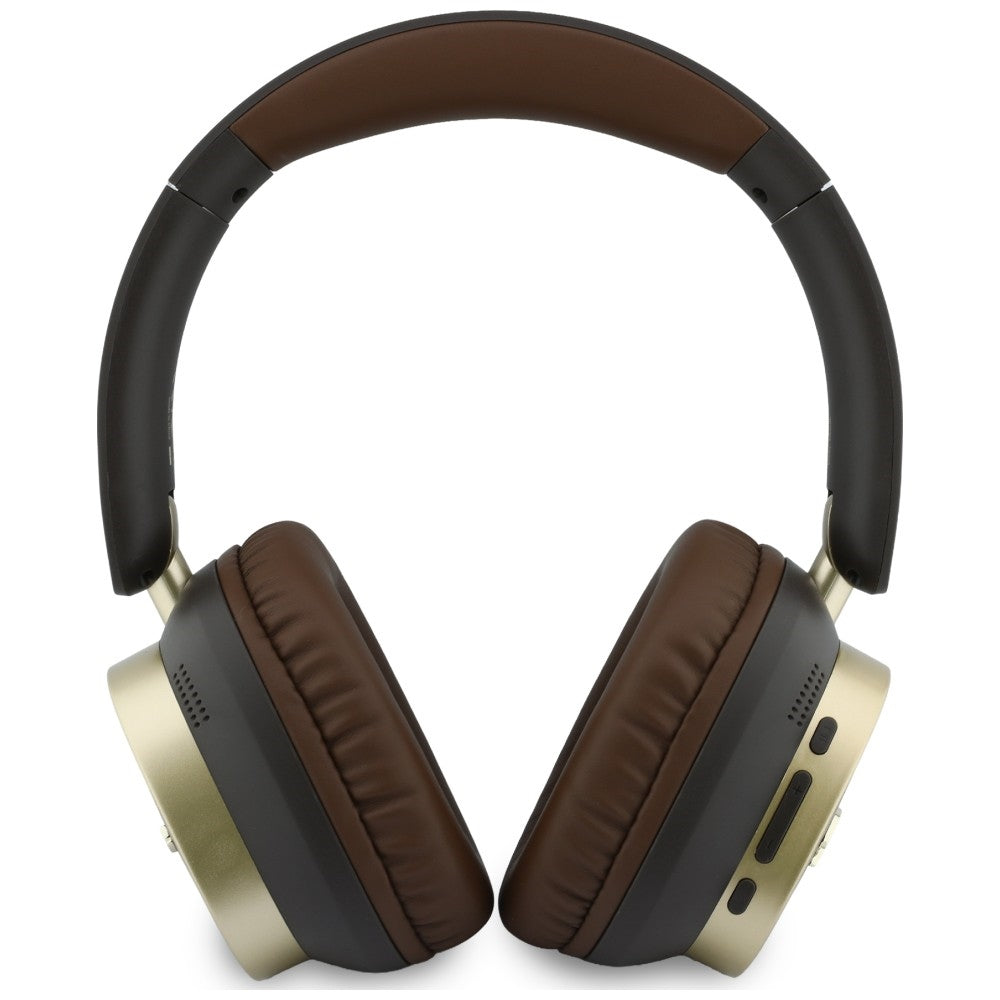 Handsfree Bluetooth Guess Rectangle Metal Script, A2DP, Brązowy