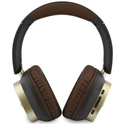 Handsfree Bluetooth Guess Rectangle Metal Script, A2DP, Brązowy