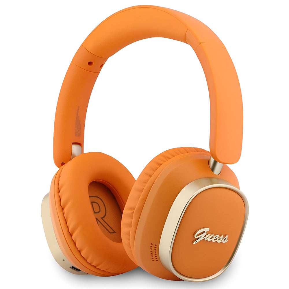 Handsfree Bluetooth Guess Rectangle Metal Script, A2DP, Pomarańczowy