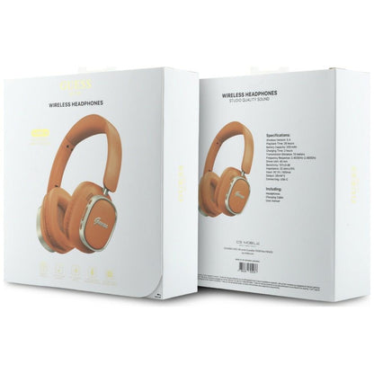 Handsfree Bluetooth Guess Rectangle Metal Script, A2DP, Pomarańczowy