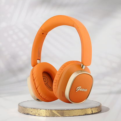 Handsfree Bluetooth Guess Rectangle Metal Script, A2DP, Pomarańczowy