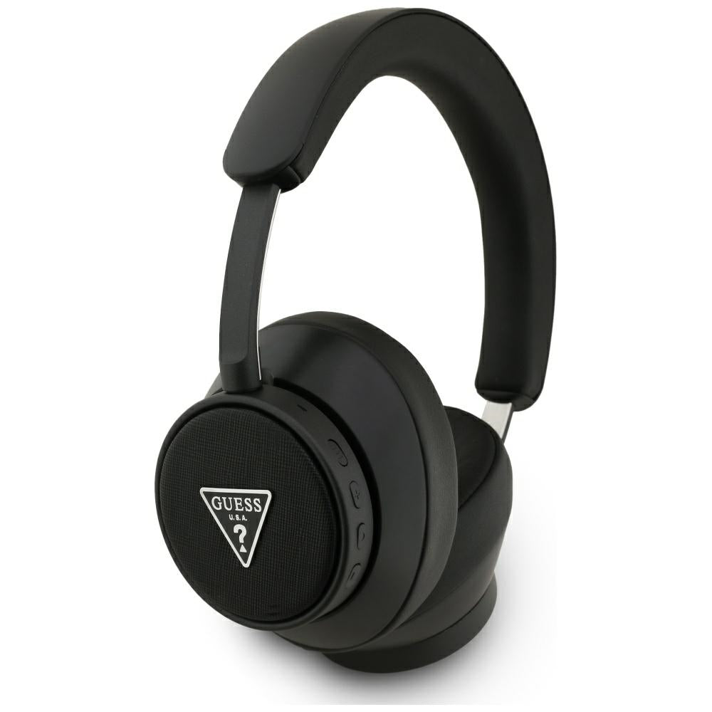 Handsfree Bluetooth Guess Saffiano Triangle Logo, A2DP, Czarny