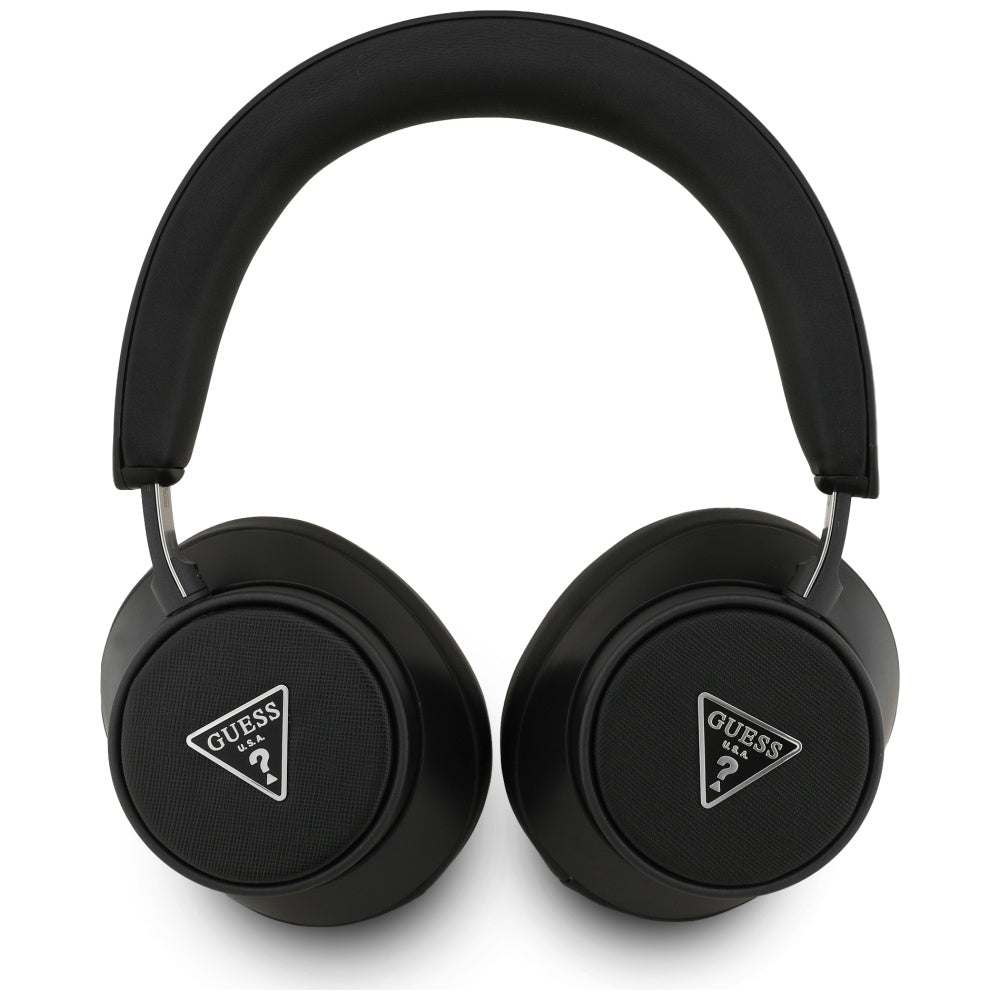 Handsfree Bluetooth Guess Saffiano Triangle Logo, A2DP, Czarny