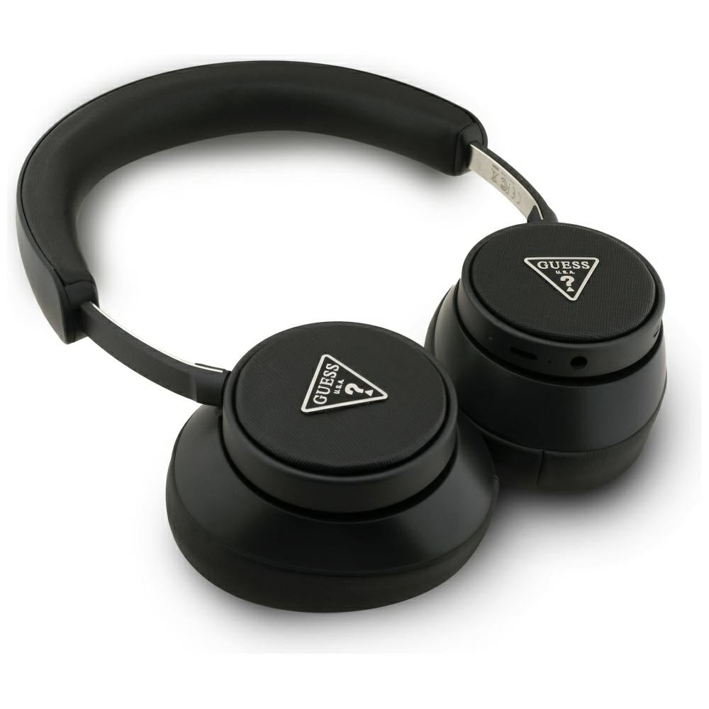 Handsfree Bluetooth Guess Saffiano Triangle Logo, A2DP, Czarny