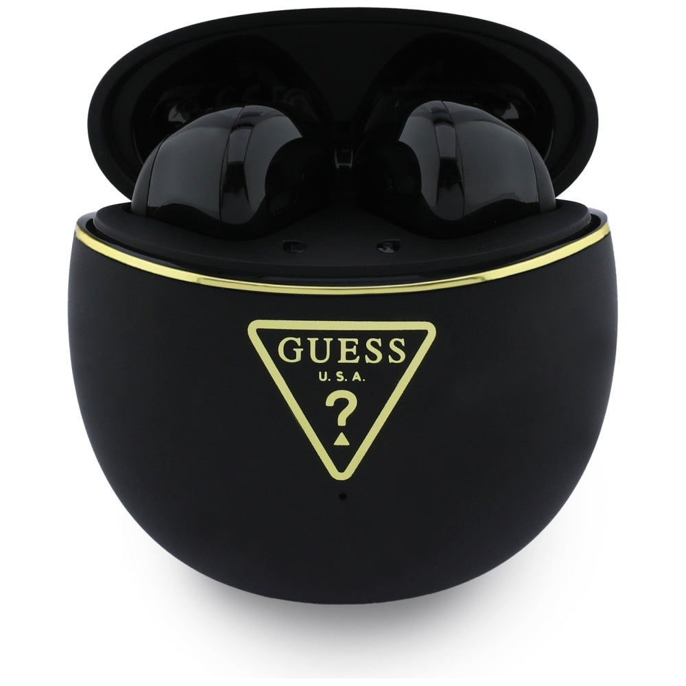 Handsfree Bluetooth Guess Script Print, TWS, Czarny