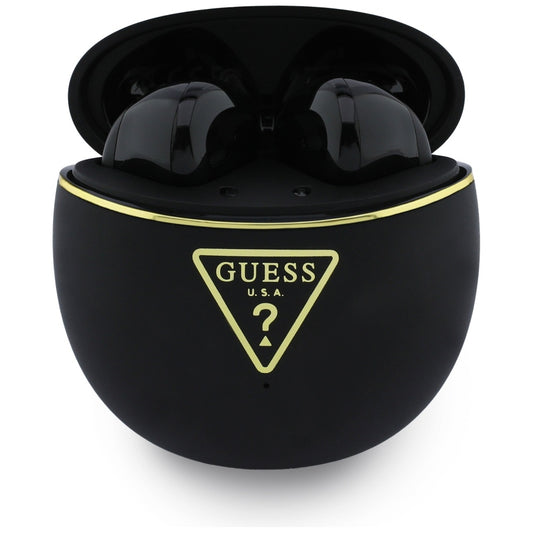 Handsfree Bluetooth Guess Script Print, TWS, Czarny