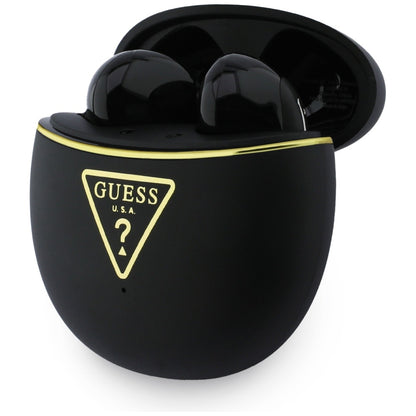 Handsfree Bluetooth Guess Script Print, TWS, Czarny