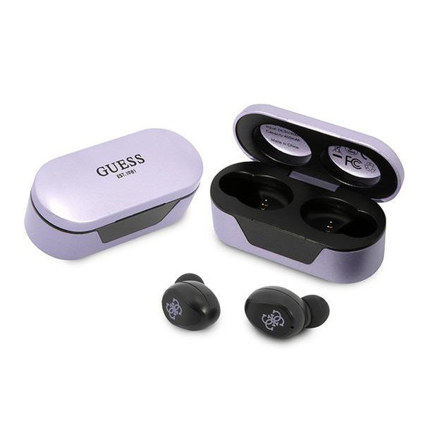 Handsfree Bluetooth Guess, TWS, Fioletowy