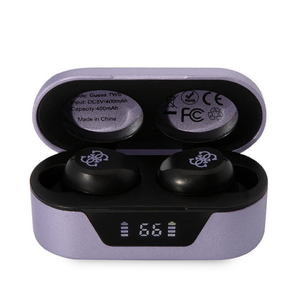 Handsfree Bluetooth Guess, TWS, Fioletowy