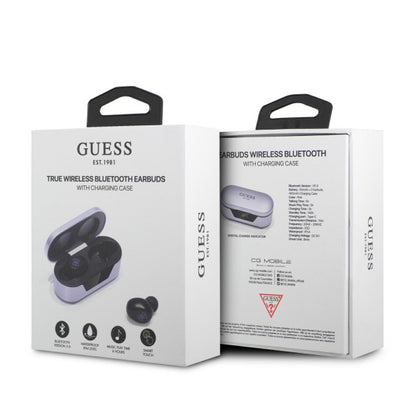 Handsfree Bluetooth Guess, TWS, Fioletowy