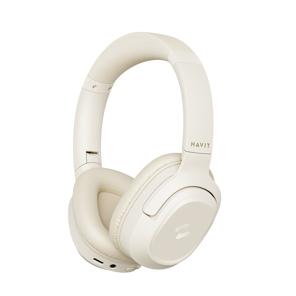 Handsfree Bluetooth HAVIT H612BT, A2DP, Beżowy