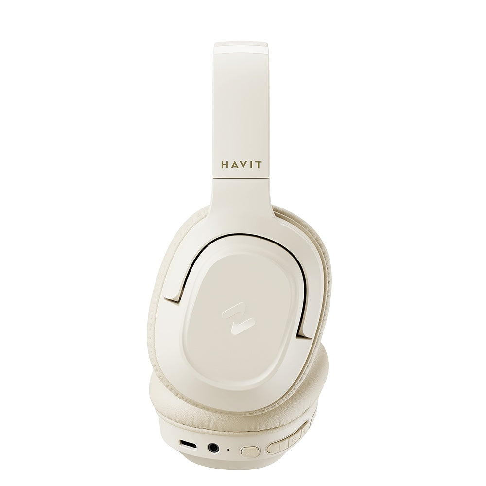 Handsfree Bluetooth HAVIT H612BT, A2DP, Beżowy