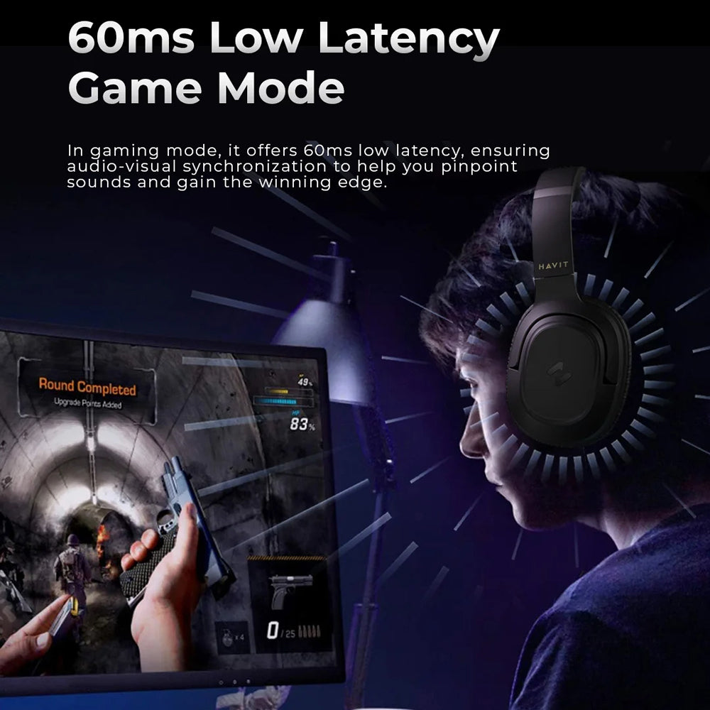 Handsfree Bluetooth HAVIT H612BT, A2DP, Czarny