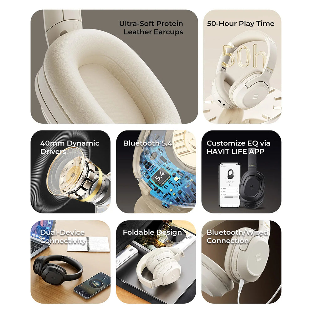 Handsfree Bluetooth HAVIT H612BT, A2DP, Czarny