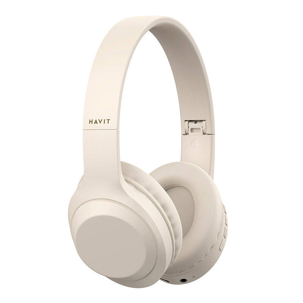 Handsfree Bluetooth HAVIT H628BT, A2DP, Beżowy