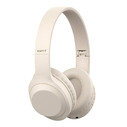 Handsfree Bluetooth HAVIT H628BT, A2DP, Beżowy